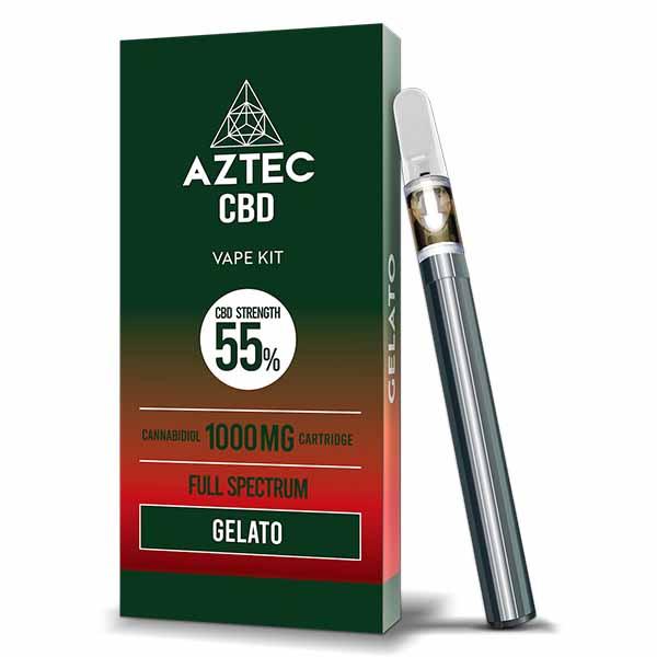 Aztec CBD Vape Kit 55% CBD Full Spectrum 1000mg