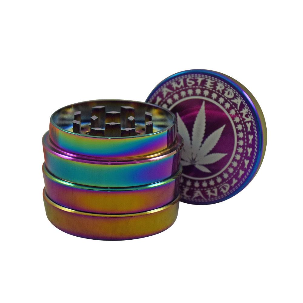 Grinder Metal Rainbow 4 Part Small
