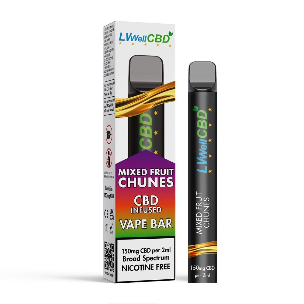 LVWELL CBD Infused Vape Bar 150mg