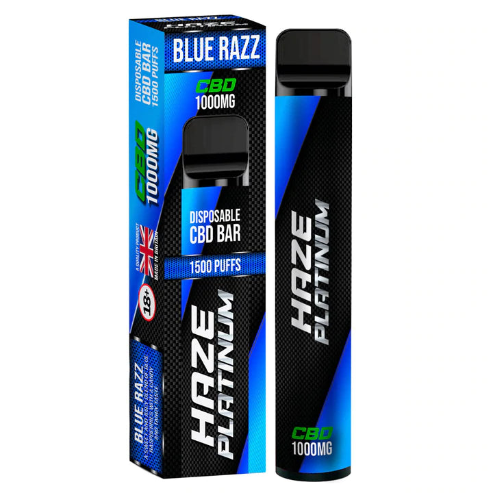 Haze Platinum Bar Disposable CBD Vape Pen 1000mg