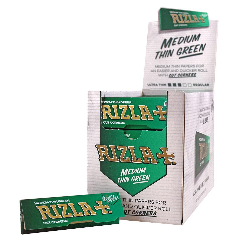 RIZLA Medium Thin Green Regular Booklets