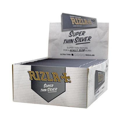 RIZLA Super Thin Silver King Size Slim Booklets