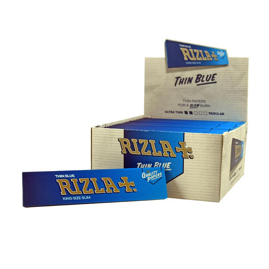 RIZLA Thin Blue King Size Slim Booklets